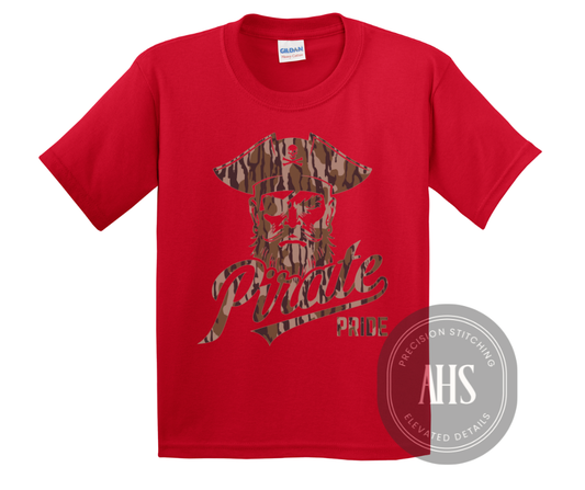 Youth Camo Pirate Pride TShirt
