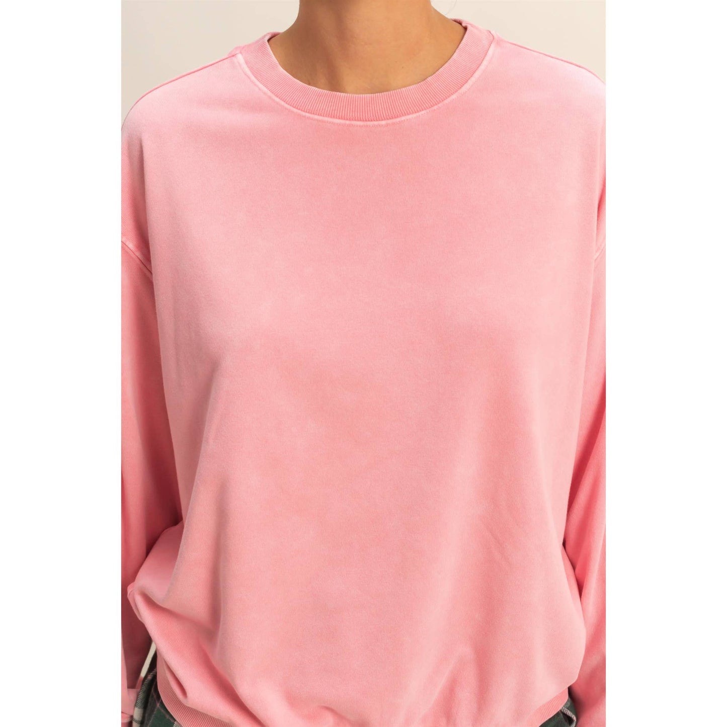 Oversized Mineral Washed Sweatshirt