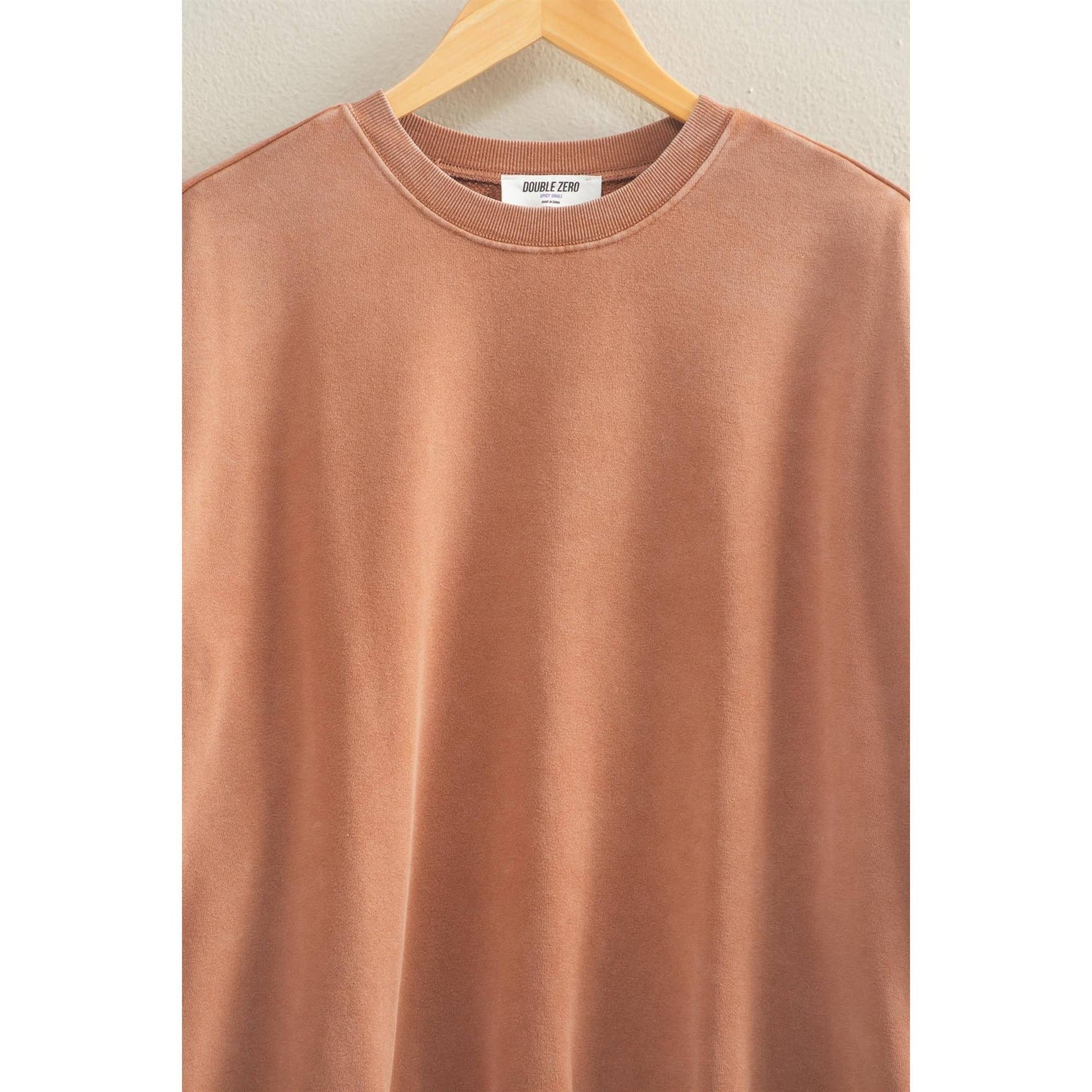 Oversized Mineral Washed Sweatshirt