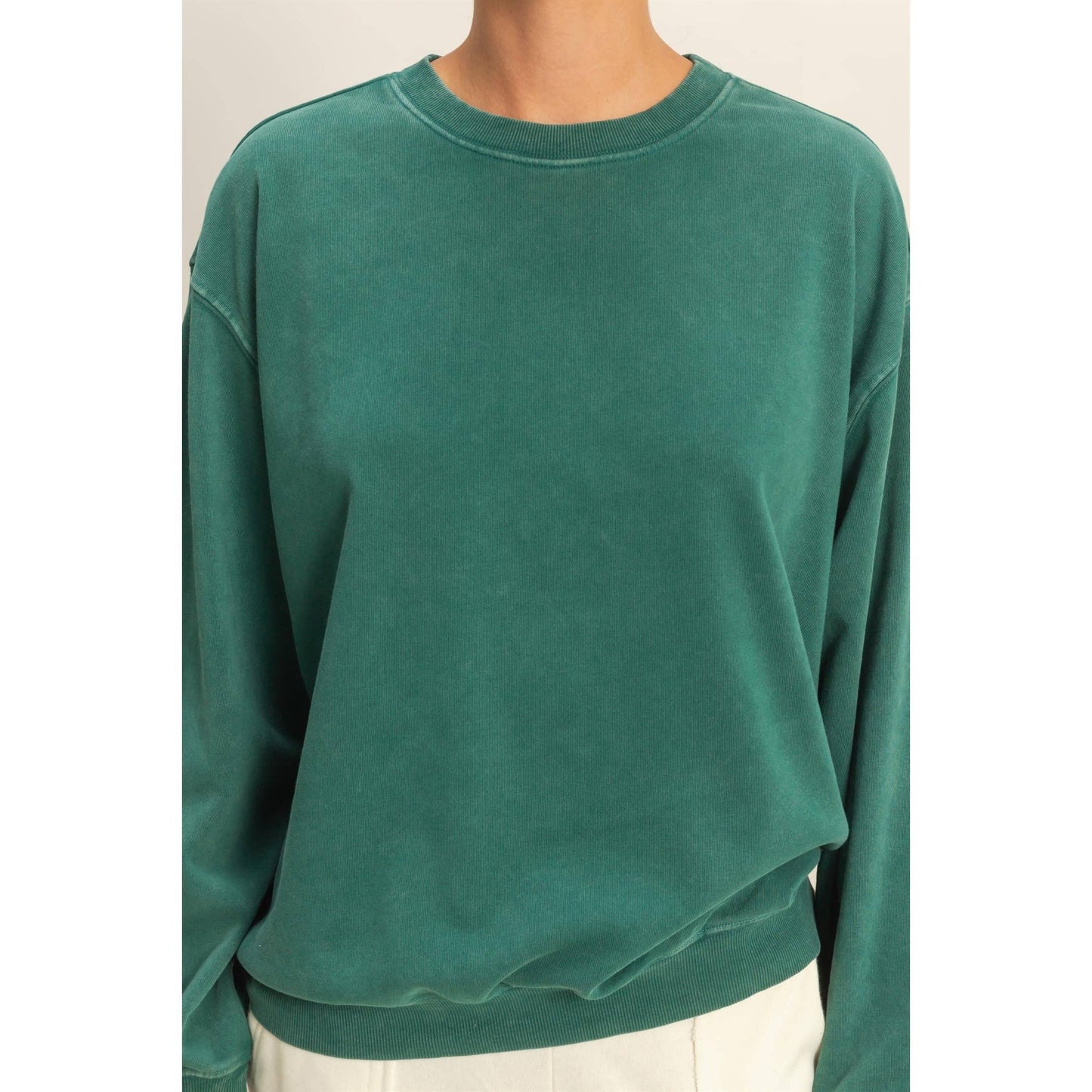 Oversized Mineral Washed Sweatshirt
