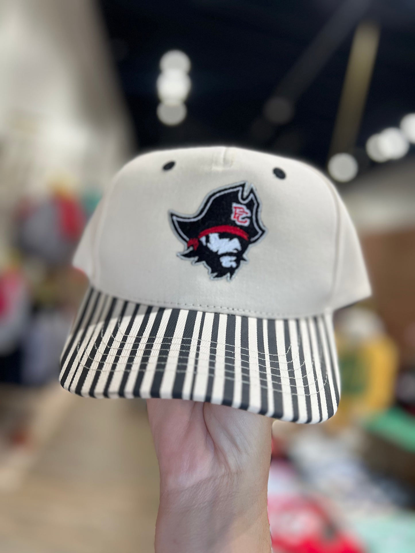 Pirate Head Embroidered Hat
