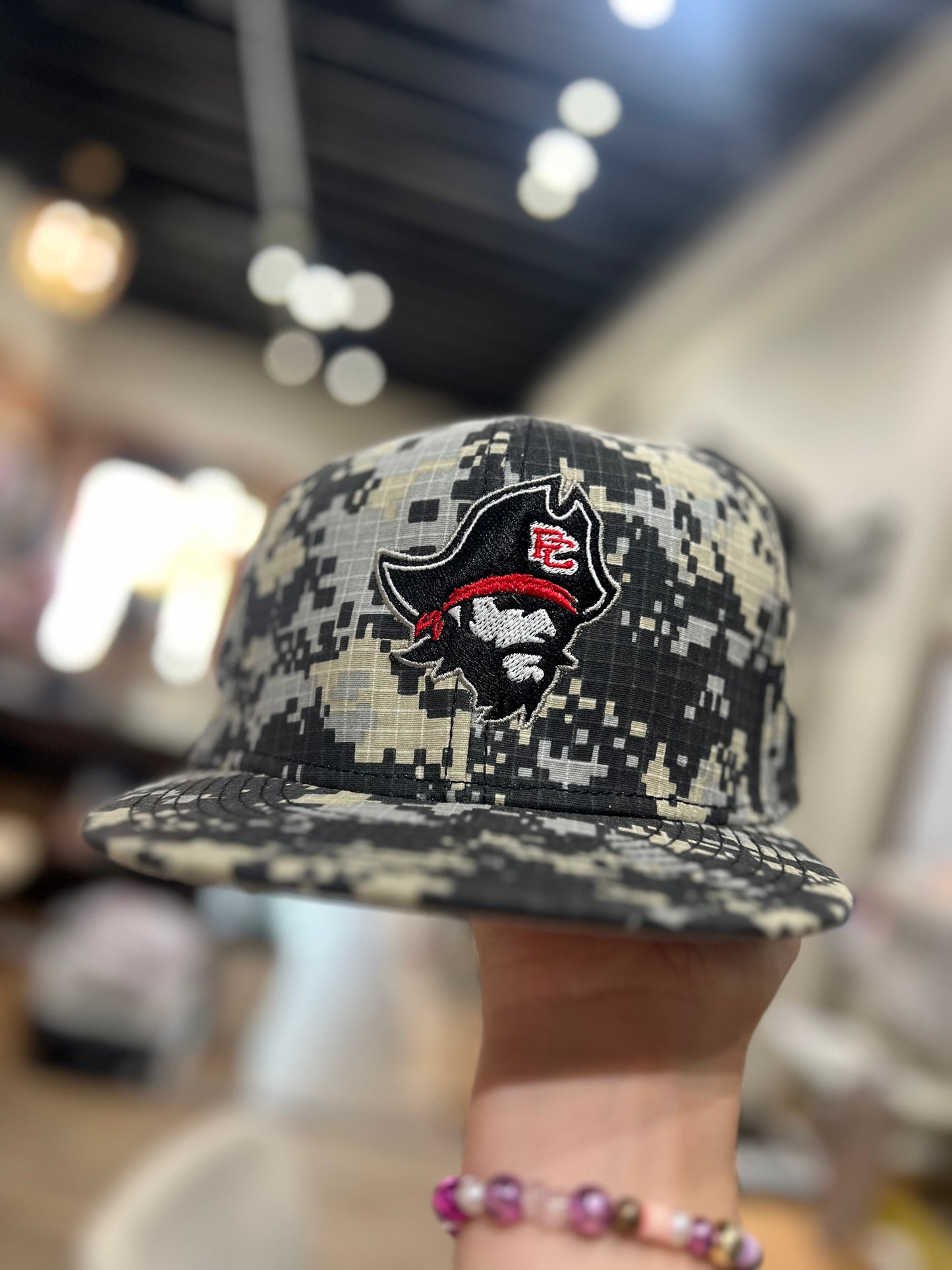 Pirate Head Embroidered Hat