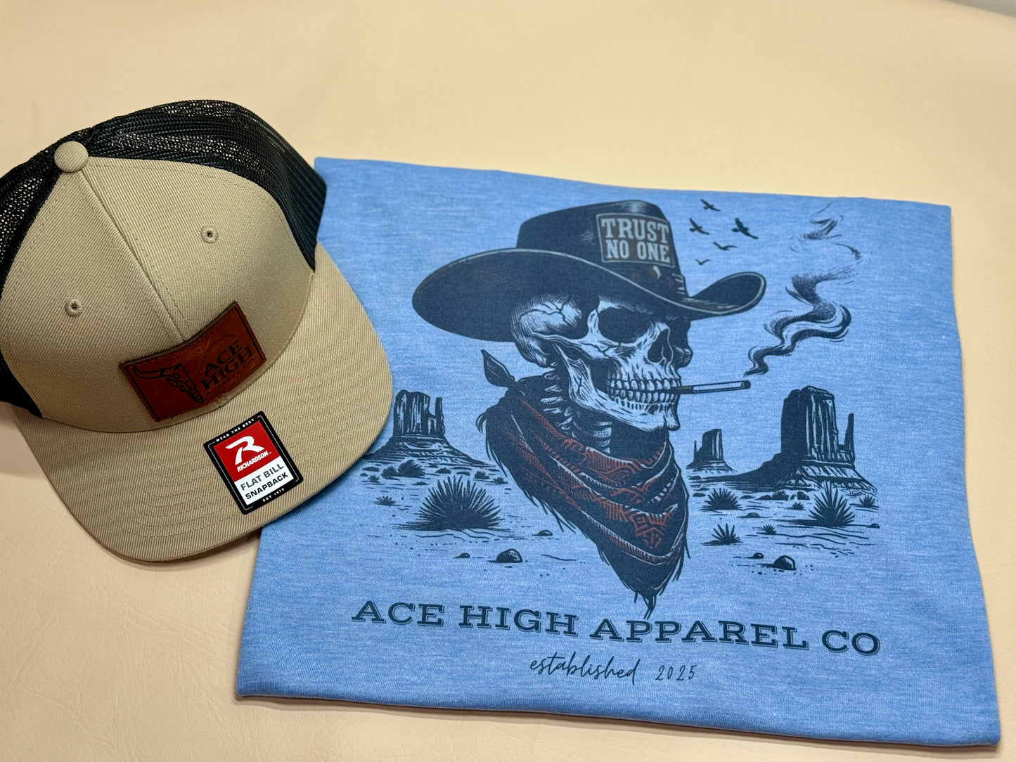 Trust Noone Ace High Custom Tee