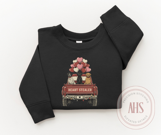 Toddler Boy's "Heart Stealer" Crewneck