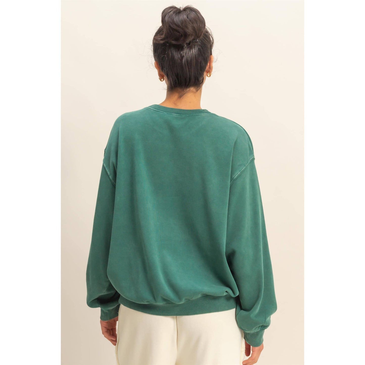 Oversized Mineral Washed Sweatshirt