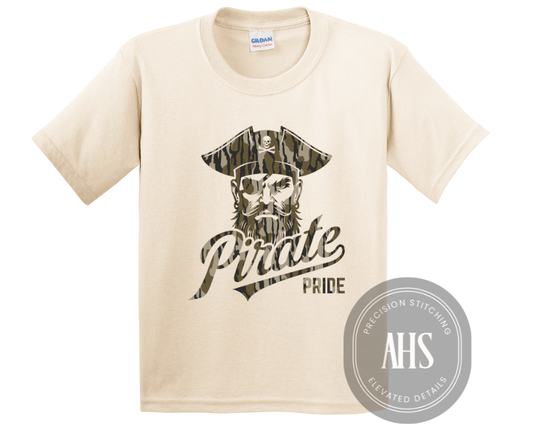 Youth Camo Pirate Pride TShirt
